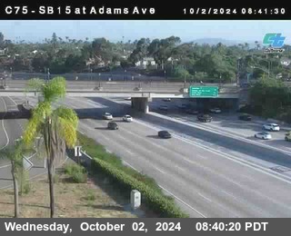 SB 15 at Adams Ave (On Ramp)