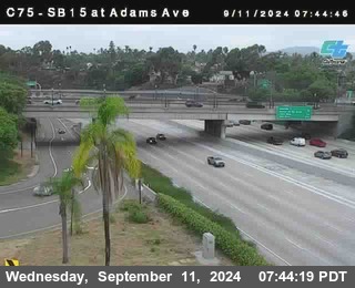 SB 15 at Adams Ave (On Ramp)