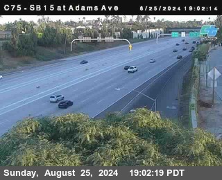 SB 15 at Adams Ave (On Ramp)