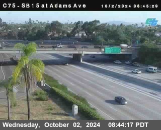 SB 15 at Adams Ave (On Ramp)