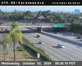 SB 15 at Adams Ave (On Ramp)