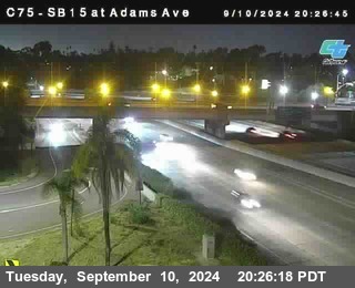 SB 15 at Adams Ave (On Ramp)