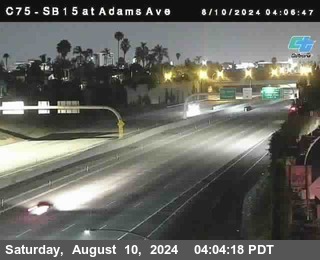 SB 15 at Adams Ave (On Ramp)