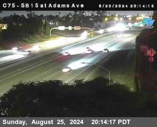 SB 15 at Adams Ave (On Ramp)