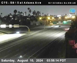 SB 15 at Adams Ave (On Ramp)