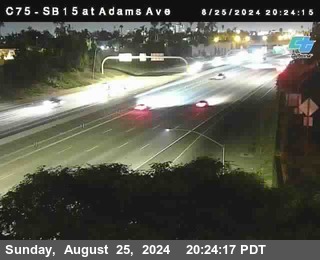 SB 15 at Adams Ave (On Ramp)