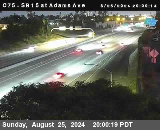 SB 15 at Adams Ave (On Ramp)