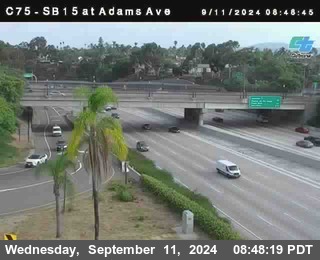 SB 15 at Adams Ave (On Ramp)