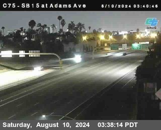 SB 15 at Adams Ave (On Ramp)