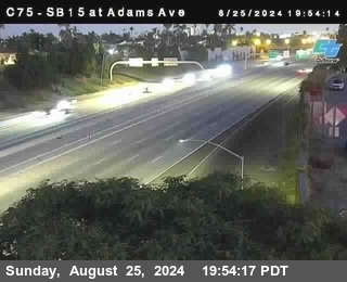 SB 15 at Adams Ave (On Ramp)