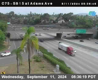 SB 15 at Adams Ave (On Ramp)