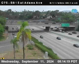 SB 15 at Adams Ave (On Ramp)