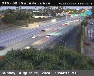 SB 15 at Adams Ave (On Ramp)