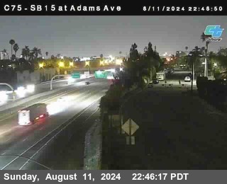 SB 15 at Adams Ave (On Ramp)