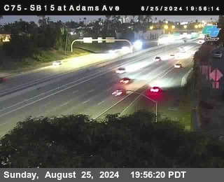 SB 15 at Adams Ave (On Ramp)