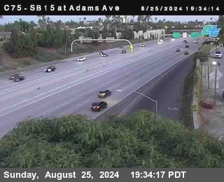 SB 15 at Adams Ave (On Ramp)