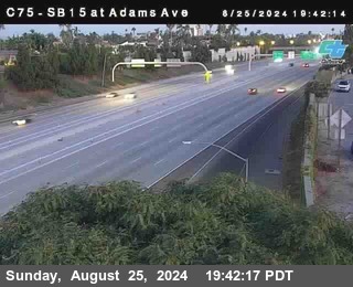 SB 15 at Adams Ave (On Ramp)