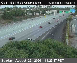 SB 15 at Adams Ave (On Ramp)