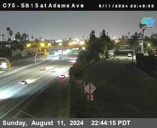 SB 15 at Adams Ave (On Ramp)