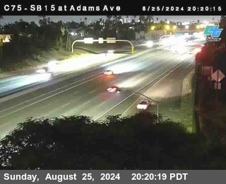 SB 15 at Adams Ave (On Ramp)