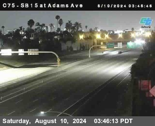 SB 15 at Adams Ave (On Ramp)