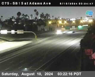 SB 15 at Adams Ave (On Ramp)