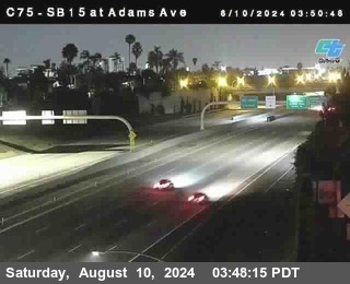 SB 15 at Adams Ave (On Ramp)