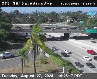 SB 15 at Adams Ave (On Ramp)