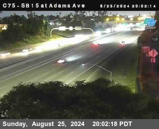 SB 15 at Adams Ave (On Ramp)