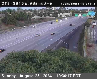 SB 15 at Adams Ave (On Ramp)