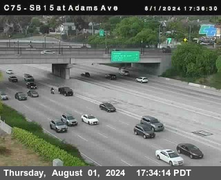 SB 15 at Adams Ave (On Ramp)