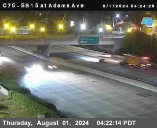 SB 15 at Adams Ave (On Ramp)