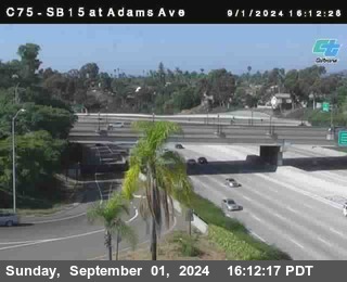 SB 15 at Adams Ave (On Ramp)