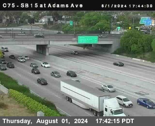 SB 15 at Adams Ave (On Ramp)