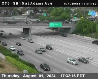 SB 15 at Adams Ave (On Ramp)