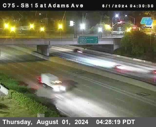 SB 15 at Adams Ave (On Ramp)