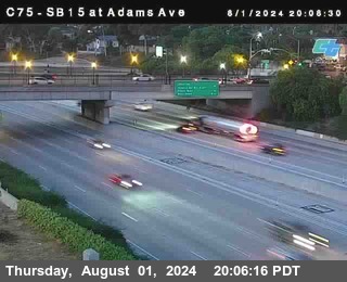 SB 15 at Adams Ave (On Ramp)