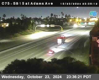 SB 15 at Adams Ave (On Ramp)