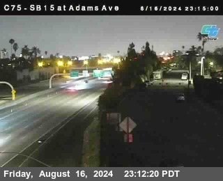 SB 15 at Adams Ave (On Ramp)