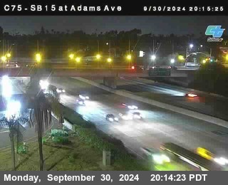 SB 15 at Adams Ave (On Ramp)