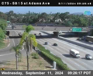 SB 15 at Adams Ave (On Ramp)