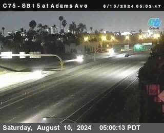 SB 15 at Adams Ave (On Ramp)