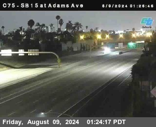 SB 15 at Adams Ave (On Ramp)