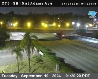 SB 15 at Adams Ave (On Ramp)