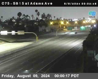 SB 15 at Adams Ave (On Ramp)