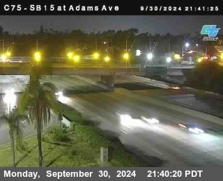 SB 15 at Adams Ave (On Ramp)