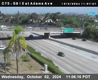 SB 15 at Adams Ave (On Ramp)