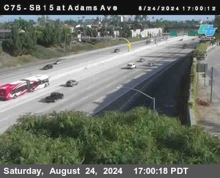 SB 15 at Adams Ave (On Ramp)