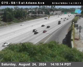 SB 15 at Adams Ave (On Ramp)