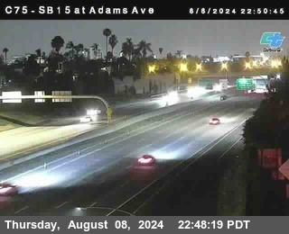 SB 15 at Adams Ave (On Ramp)